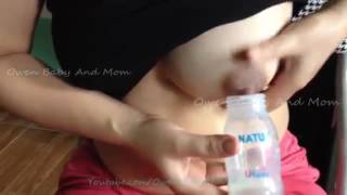 Breast Milk express ♥ How to Hand Express Breast Milk الرضاعة الطب  母乳
